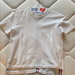 Thom Browne White Tee